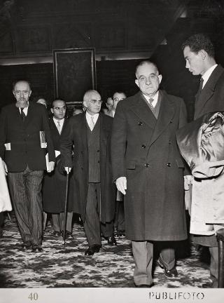 Intervento del Presidente della Repubblica Luigi Einaudi alla cerimonia inaugurale della Sala e della Mostra Manzoniana nella Biblioteca Nazionale di Brera (Milano)