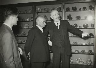 Visita del Presidente della Repubblica Luigi Einaudi al Museo internazionale delle ceramiche di Faenza