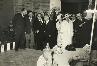 Visita del Presidente della Repubblica Luigi Einaudi e della moglie Ida alla Città di Forlì