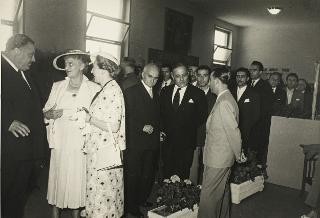 Visita del Presidente della Repubblica Luigi Einaudi e della moglie Ida alla Città di Forlì