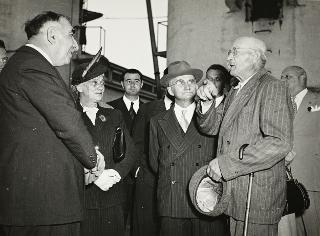 Visita del Presidente della Repubblica Luigi Einaudi a Portogruaro