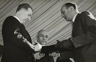 Visita del Presidente della Repubblica Luigi Einaudi a Vercelli