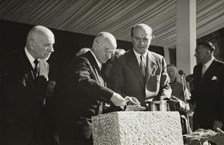 Visita del Presidente della Repubblica Luigi Einaudi a Vercelli