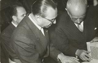 Visita del Presidente della Repubblica Luigi Einaudi a Vercelli
