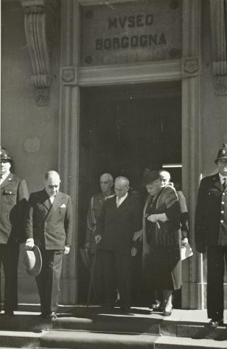 Visita del Presidente della Repubblica Luigi Einaudi a Vercelli