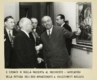 Visita del Presidente della Repubblica Luigi Einaudi a Biella