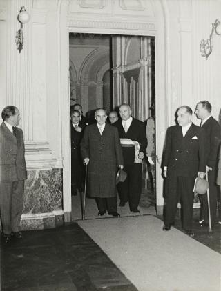 Visita del Presidente della Repubblica Luigi Einaudi a Biella