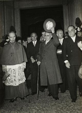 Visita del Presidente della Repubblica Luigi Einaudi a Biella