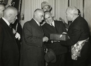 Visita del Presidente della Repubblica Luigi Einaudi a Biella