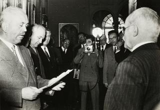 Visita del Presidente della Repubblica Luigi Einaudi a Biella