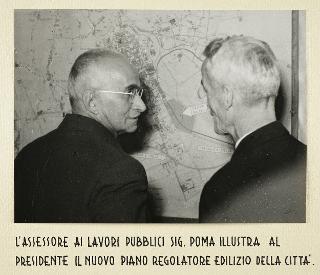 Visita del Presidente della Repubblica Luigi Einaudi a Biella