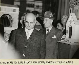 Visita del Presidente della Repubblica Luigi Einaudi a Biella