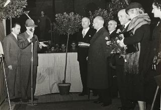 Visita del Presidente della Repubblica Luigi Einaudi a Biella