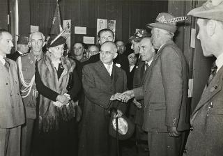 Visita del Presidente della Repubblica Luigi Einaudi a Biella