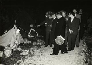 Visita del Presidente della Repubblica Luigi Einaudi a Biella