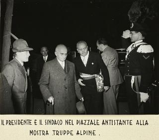 Visita del Presidente della Repubblica Luigi Einaudi a Biella