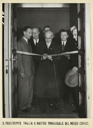 Visita del Presidente della Repubblica Luigi Einaudi a Biella