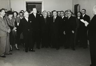 Visita del Presidente della Repubblica Luigi Einaudi a Biella