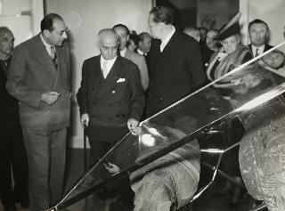Visita del Presidente della Repubblica Luigi Einaudi a Biella