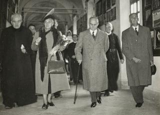 Visita del Presidente della Repubblica Luigi Einaudi a Biella