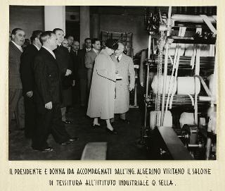 Visita del Presidente della Repubblica Luigi Einaudi a Biella