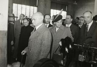 Visita del Presidente della Repubblica Luigi Einaudi a Biella