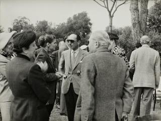 Caccia a Castelporziano, con la partecipazione del presidente del Libano, Camille Chamoun e signora (Casteporziano)