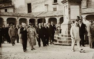 Visita del Presidente della Repubblica Luigi Einaudi a Varallo Sesia
