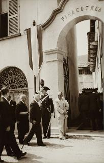 Visita del Presidente della Repubblica Luigi Einaudi a Varallo Sesia