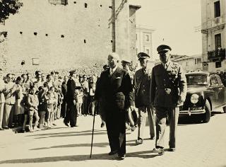 Visita del Presidente della Repubblica Luigi Einaudi alla città de L'Aquila