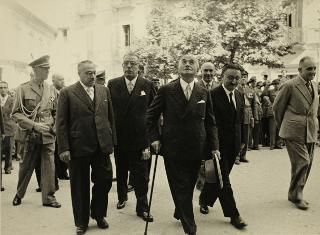 Visita del Presidente della Repubblica Luigi Einaudi alla città de L'Aquila