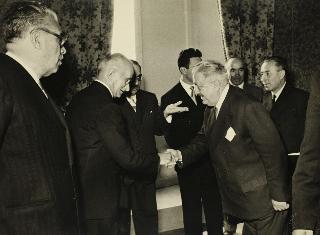 Visita del Presidente della Repubblica Luigi Einaudi alla città de L'Aquila
