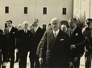 Visita del Presidente della Repubblica Luigi Einaudi alla città de L'Aquila