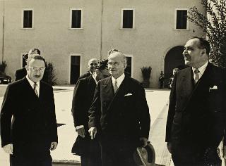 Visita del Presidente della Repubblica Luigi Einaudi alla città de L'Aquila