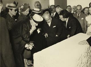 Visita del Presidente della Repubblica Luigi Einaudi alla città de L'Aquila