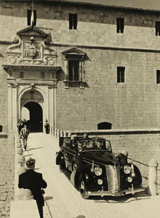 Visita del Presidente della Repubblica Luigi Einaudi alla città de L'Aquila