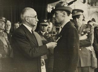 Intervento del Presidente della Repubblica Luigi Einaudi ad una cerimonia ufficiale a Mondovì