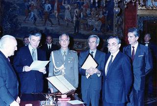 Cerimonia di giuramento dei ministri