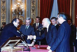 Cerimonia di giuramento dei ministri