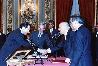Cerimonia di giuramento dei ministri