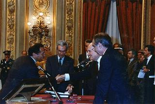 Cerimonia di giuramento dei ministri