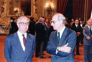 Incontro del Presidente della Repubblica Oscar Luigi Scalfaro con i componenti il Consiglio Generale degli Italiani all'Estero