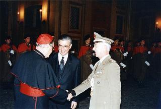 Restituzione della visita di stato da parte di Sua Eminenza il cardinale Segretario di Stato della Santa Sede al Presidente della Repubblica Oscar Luigi Scalfaro