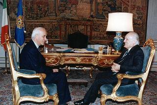Giovanni Bottiglieri, capo del Cerimoniale della Presidenza del Consiglio dei ministri: visita di congedo
