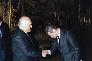 Francesco Colucci, Presidente della Confcommercio, con componenti della Giunta e del Consiglio generale