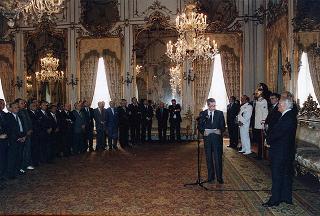 Francesco Colucci, Presidente della Confcommercio, con componenti della Giunta e del Consiglio generale