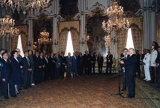 Francesco Colucci, Presidente della Confcommercio, con componenti della Giunta e del Consiglio generale