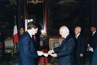 Lance Louis Joseph, nuovo ambasciatore di Australia: presentazione di lettere credenziali