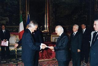 Matti Klaus Juhani Hakkanen, nuovo ambasciatore della Repubblica di Finlandia: presentazione di lettere credenziali
