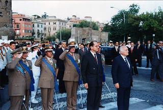 Cerimonia inaugurale delle celebrazioni del cinquantennale della Resistenza e della guerra di Liberazione
